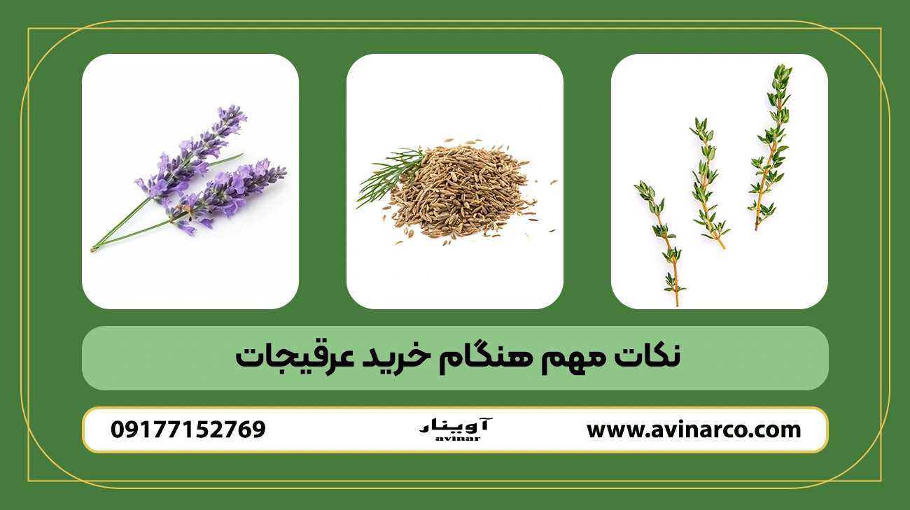 نکات مهم هنگام خرید عرقیجات